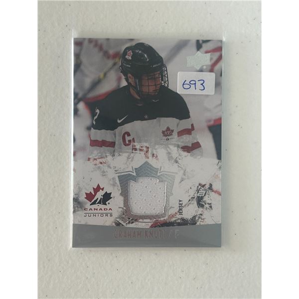 Graham Knott - Team Canada Jersey Card