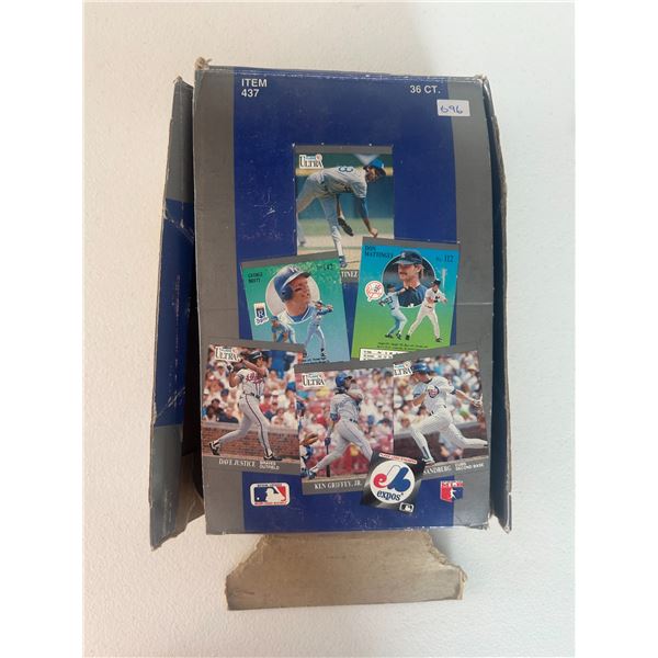 1991 Fleer Ultra Baseball (36 Sealed Unopened Packs)