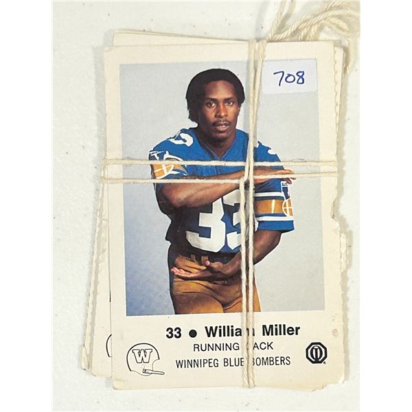 Winnipeg Blue Bombers - Crime Wathchers - Football Cards
