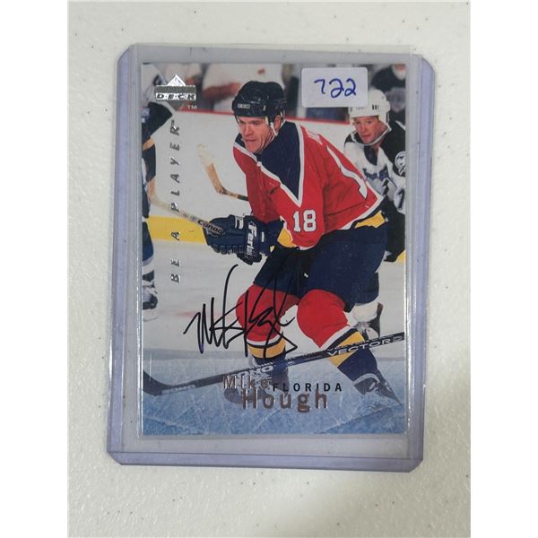 Mike Hough - Autographed Hockey Card