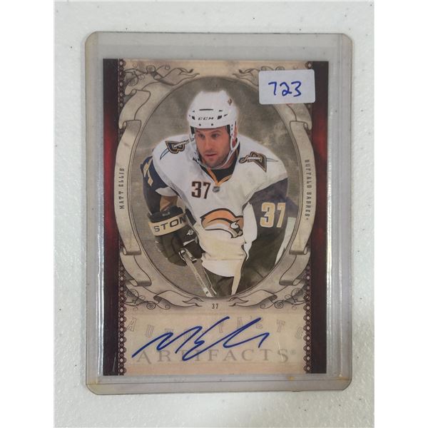 Matt Ellis - Autographed Hockey Card