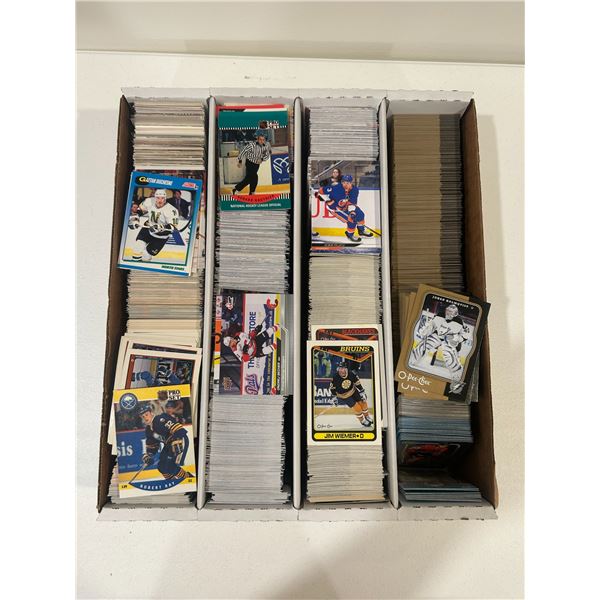 Large Box of Assorted Hockey Cards