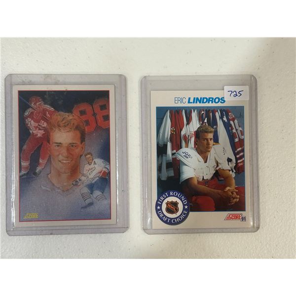 Eric Lindros - Rookie Cards (2)
