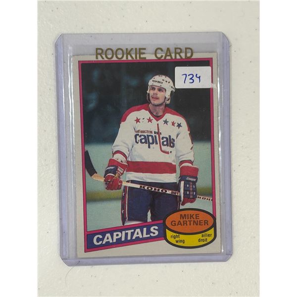 Mike Gartner - Rookie Card
