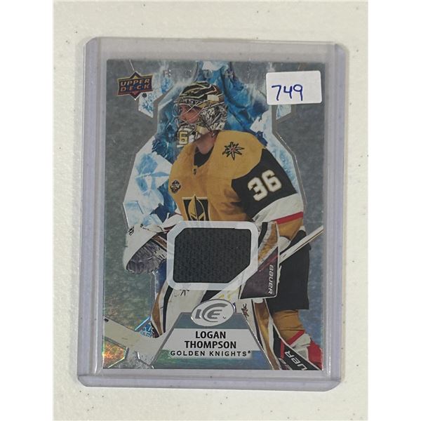 Logan Thompson - Rookie Jersey Card