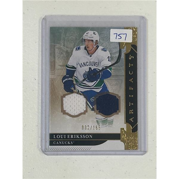 Loui Eriksson - Jersey Card
