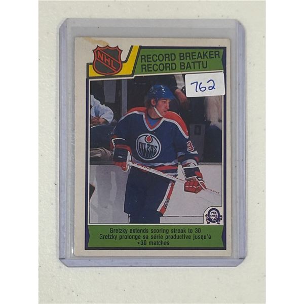 Wayne Gretzky - 1982-83 Record Breaker - Hockey Card