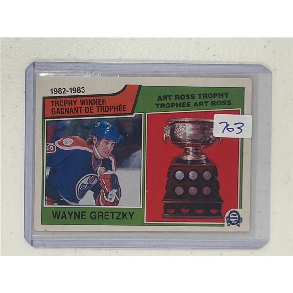 Wayne Gretzky - 1982-83 Art Ross Trophy Winner - Hockey Card