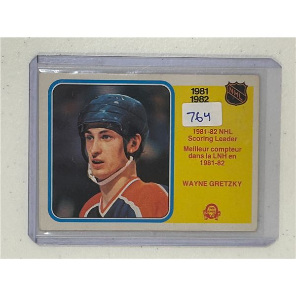 Wayne Gretzky - 1981-82 Scoring Leader - Hockey Card