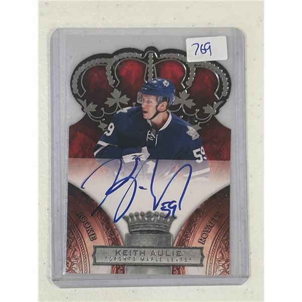 Keith Aulie - Autographed Rookie Card