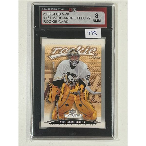Marc-Andre Fleury - Rookie Card - Graded Near Mint / Mint