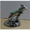 Image 3 : mack truck hood ornament 14mF45 chrome dog + base (excellent condition) rare bull dog