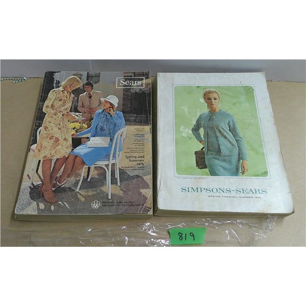 1966-76 (2) simpsons- Sears catologs