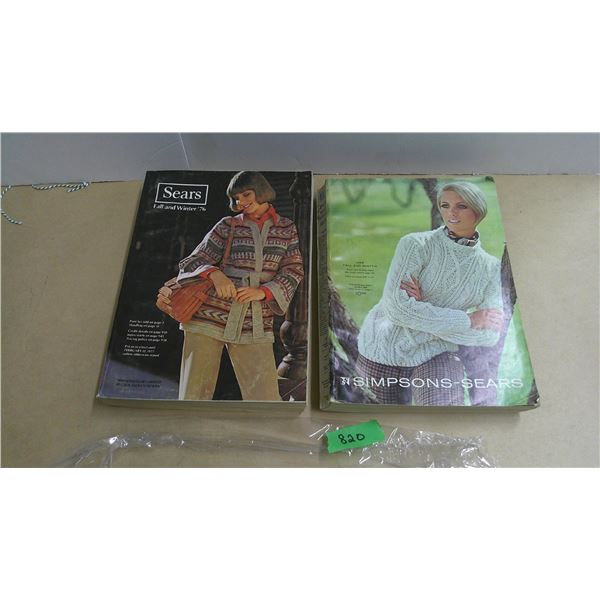(2) 1968-76 simpsons Sears catologs