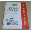 Image 1 : (1) versatile 850 operators manual (1977)