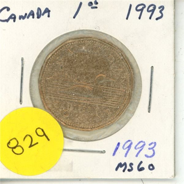 1993 MS-60 Canadian Dollar