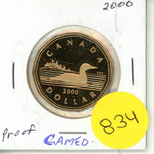 2000 Canadian Dollar - Proof Cameo