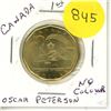 Image 1 : 2022 UNC. Canadian Dollar - Oscar Peterson No Colour