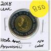Image 1 : 2018 UNC. Canadian Two Dollar - Armistice No Colour