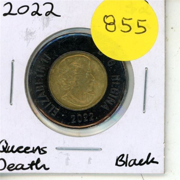 2022 UNC. Canadian Two Dollar - Queens Death Black