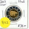Image 1 : 2013 Proof Canadian Silver Two Dollar - 92.5%