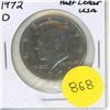 Image 1 : 1972 D USA Half Dollar