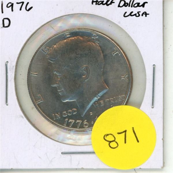 1976 D USA Half Dollar