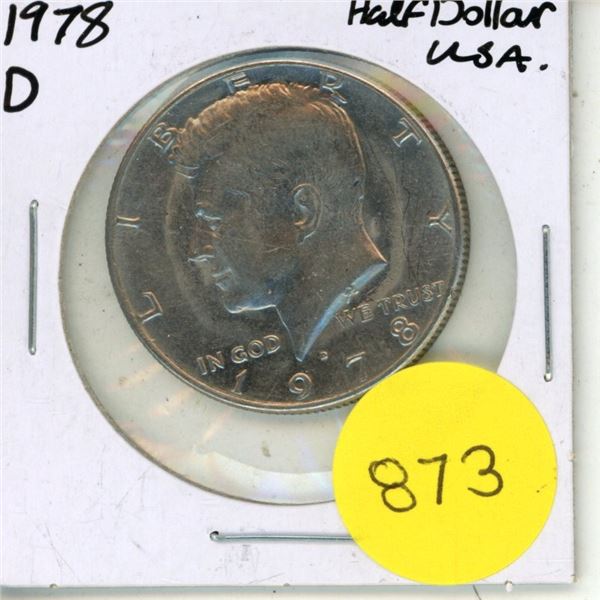 1978 D USA Half Dollar