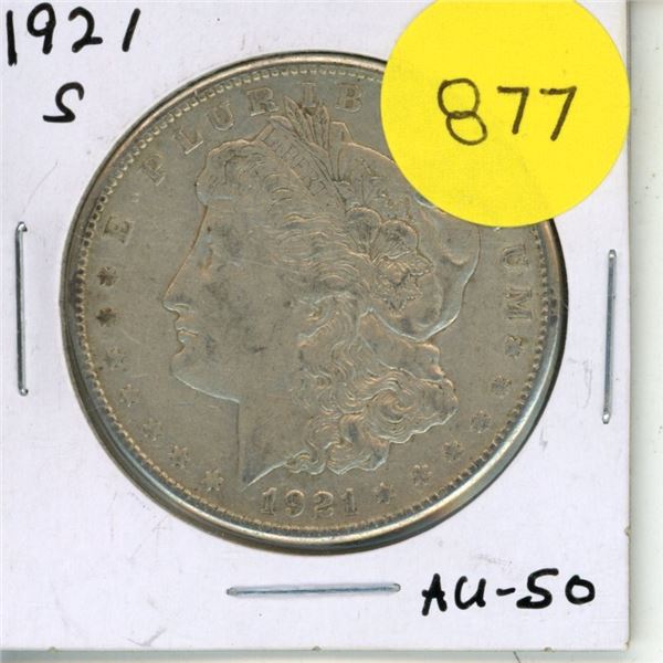 1921 S USA Morgan Dollar
