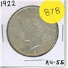 Image 1 : 1922 USA Peace Dollar