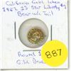 Image 1 : 1852 California Gold Token - Brass