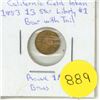 Image 1 : 1953 California Gold Token - Brass