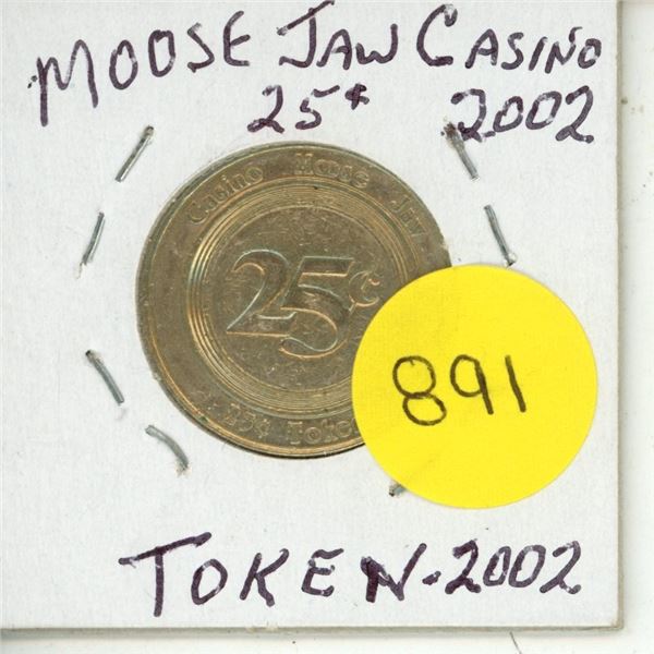2002 Moose Jaw Casino Token