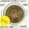 Image 1 : 1964 Lassen County California Centennial Token