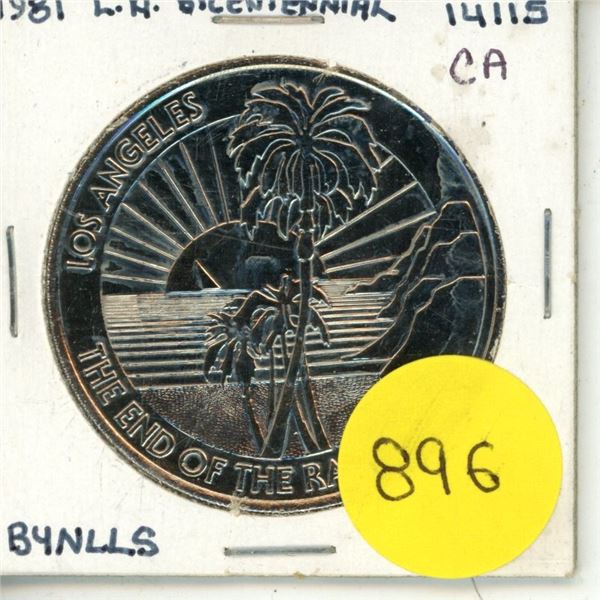 1981 L.A. Bicentennial Token