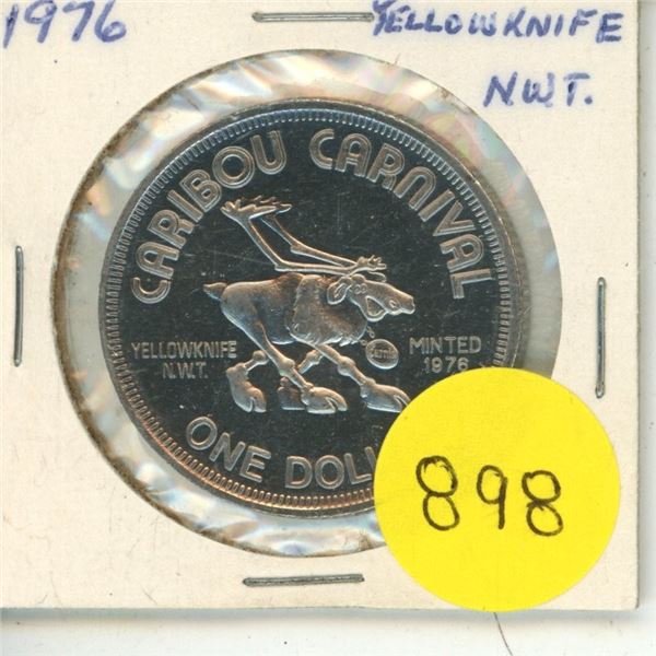 1976 Yellowknife NWT. Dog Derby Token