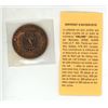 Image 2 : 1985 Jacquies Cartier Bronze Token