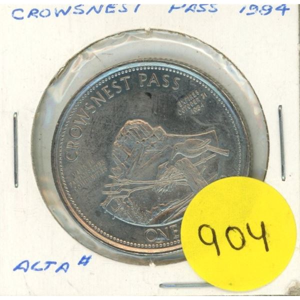 1984 Crowsnest Pass Token