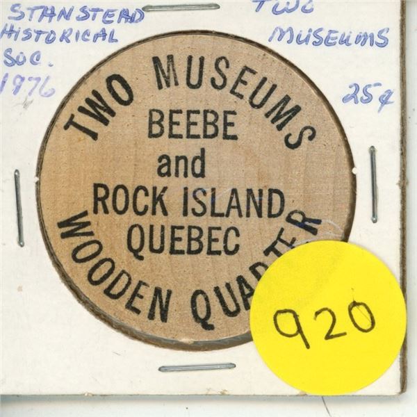 1977 Wooden Nickel