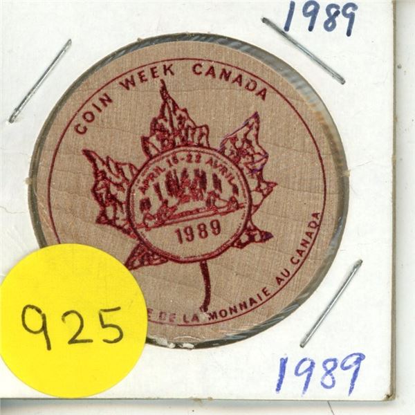 1989 Wooden Nickel