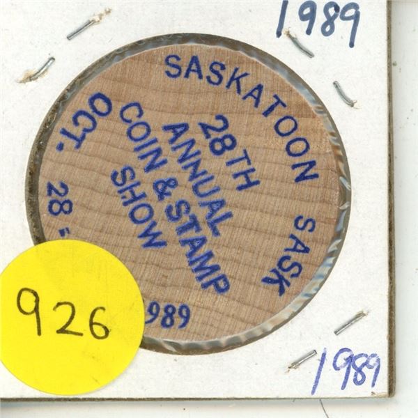 1989 Wooden Nickel
