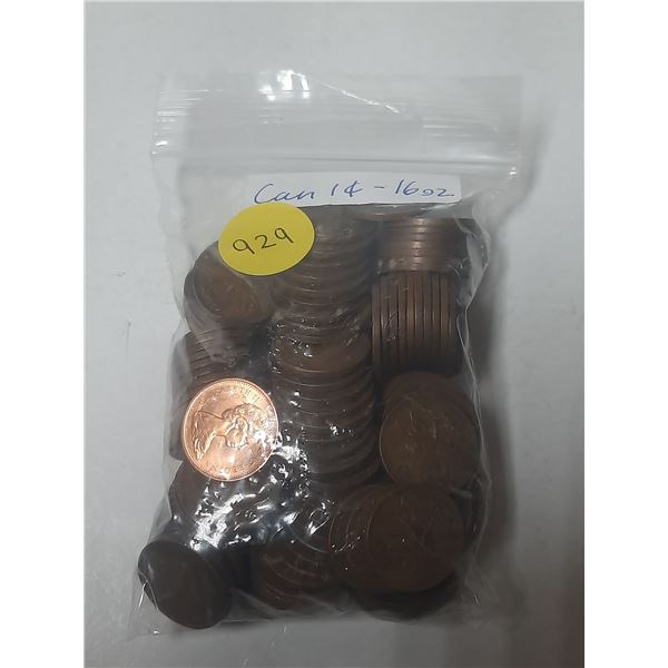 16 Oz. Bag Of Canadian One Cents