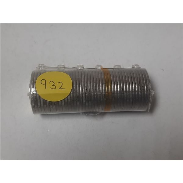 1973 Roll Of Canadian Twenty Five Cents UNC. - RCMP