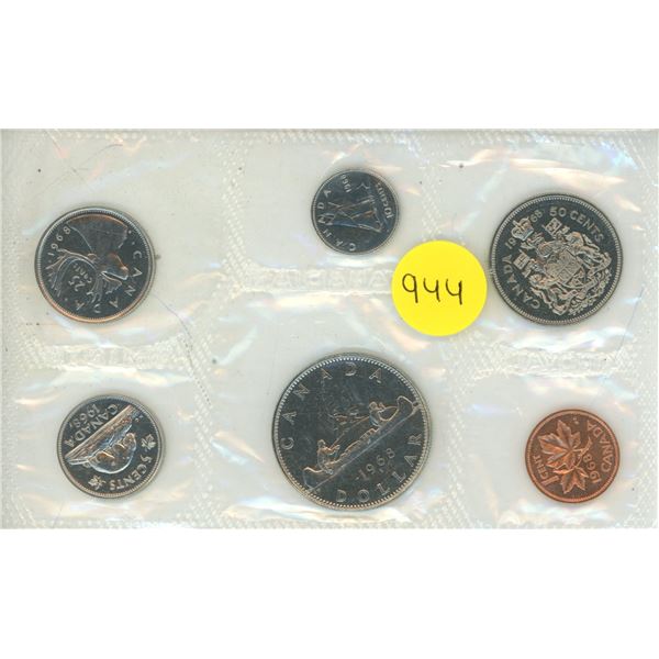 1968 Canadian Silver PL Set .500