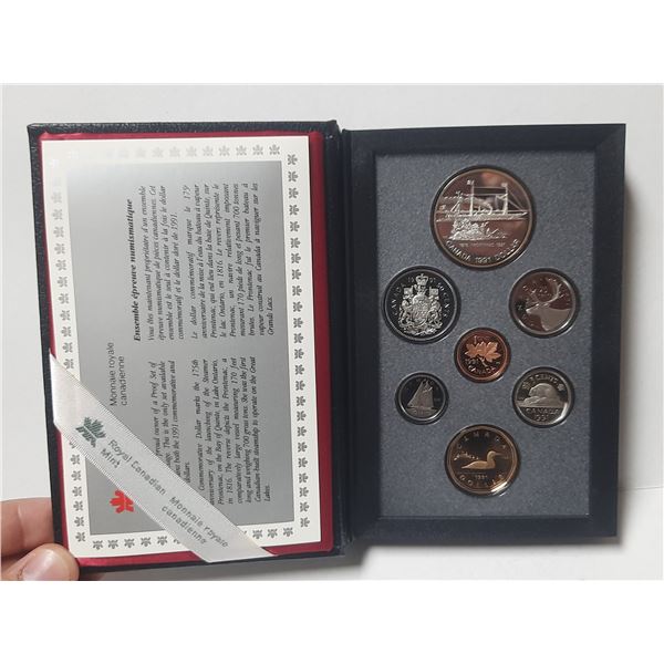 1991 Canadian Double Dollar Proof Coin Set