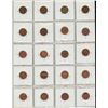 Image 2 : 1993-2012 Sheet Of Canadian Small Cents Complete - 20 Coins