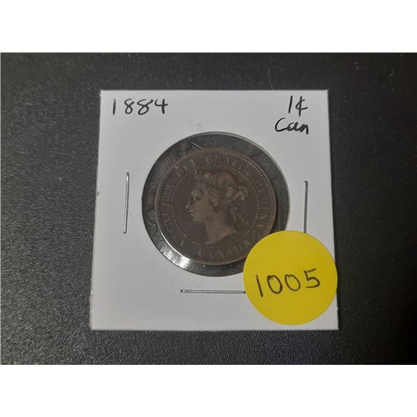 1884 Canadian Large Cents