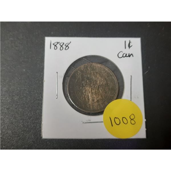 1888 Canadian Large Cents