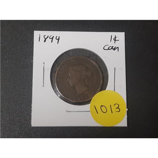 1894 Canadian Large Cents