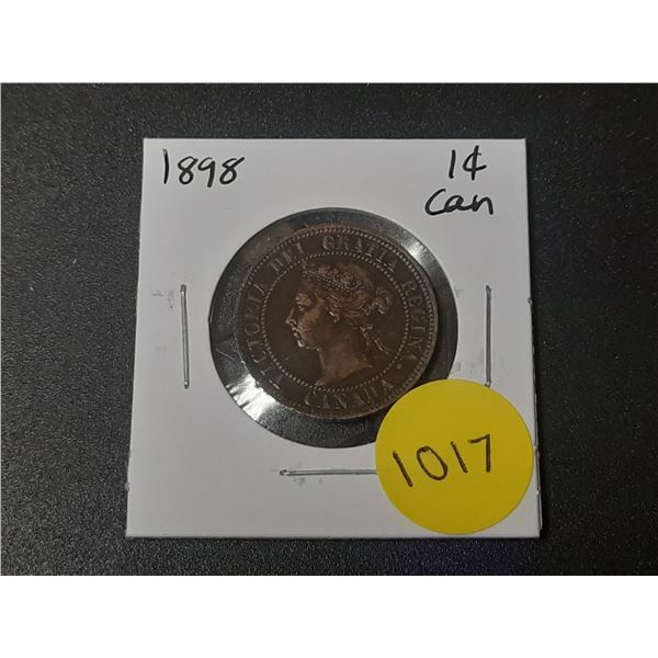 1898 Canadian Large Cents